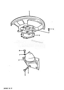 DT50 From 05003-401001 ()  1984 drawing UPPER OIL SEAL HOUSING