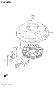 00994F-510001 (2005) 9.9hp P01-Gen. Export 1 (DF9.9A  DF9.9AR) DF9.9A drawing MAGNETO (DF9.9AR:P01)