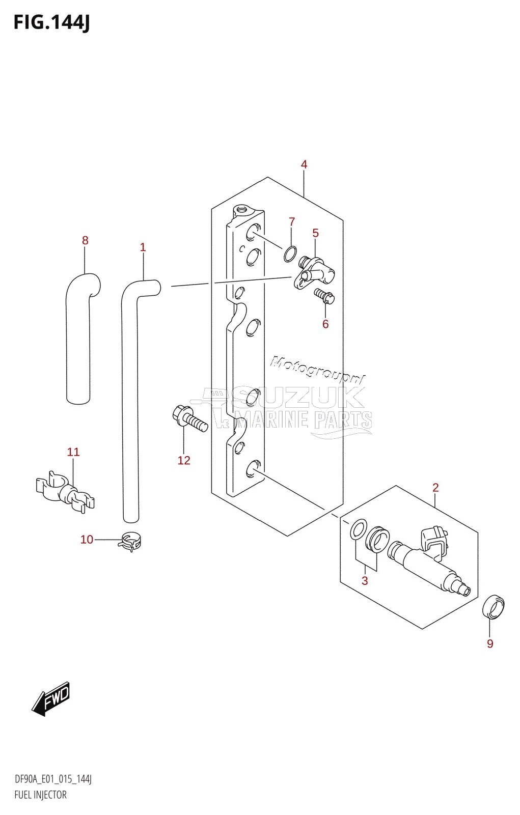 FUEL INJECTOR (DF90ATH:E01)