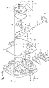 DF 250AP drawing Engine Holder