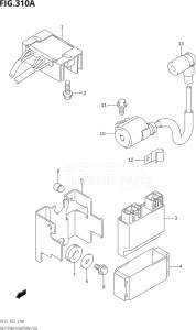 02502F-880001 (2008) 25hp E03-USA (DF25K8  DF25K9  DF25RK8  DF25RK9) DF25 drawing RECTIFIER / IGNITION COIL