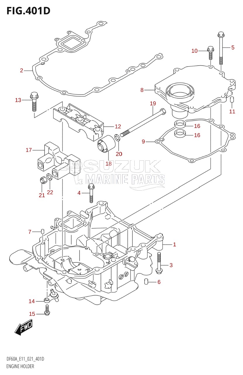 ENGINE HOLDER (DF40ASVT:E34)