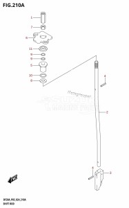 DF9.9B From 00995F-440001 (P03)  2024 drawing SHIFT ROD