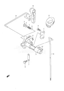 DF 9.9A drawing Clutch Rod w/Remote Control