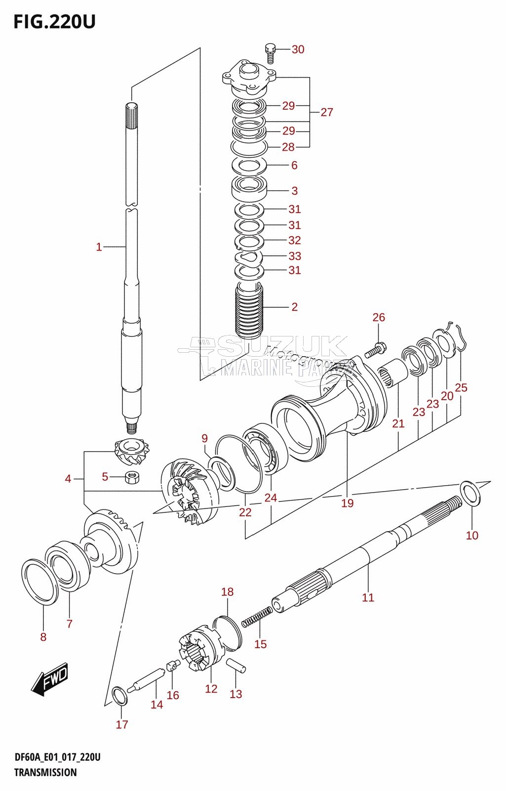 TRANSMISSION (DF60AVTH:E40)