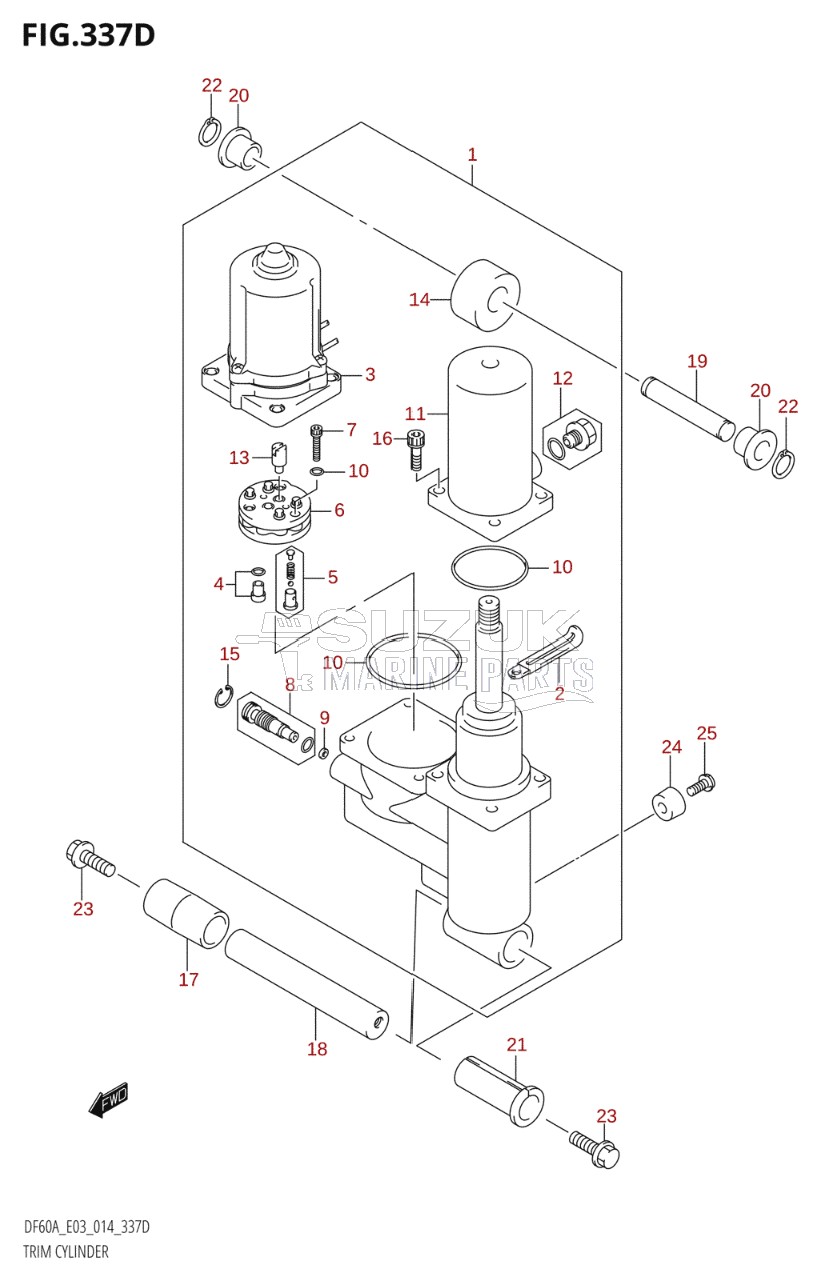 TRIM CYLINDER (DF50AVT)