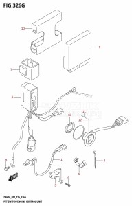 DF50A From 05003F-510001 (E01)  2015 drawing PTT SWITCH /​ ENGINE CONTROL UNIT (DF60A:E01)