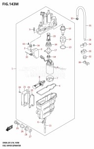 DF40A From 04003F-610001 (E01 E34)  2016 drawing FUEL VAPOR SEPARATOR (DF60ATH:E40)