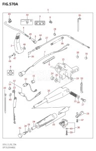 DF9.9 From 00992F-510001 (P03)  2005 drawing OPT:TILLER HANDLE (DF9.9R:K4)