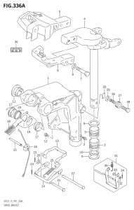 01502F-780001 (2007) 15hp P01-Gen. Export 1 (DF15K7  DF15RK7) DF15 drawing SWIVEL BRACKET (K4)