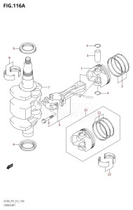 DF9.9B From 00995F-310001 (P01)  2013 drawing CRANKSHAFT