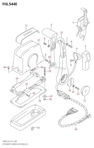 DF70A From 07003F-710001 (E01 E40)  2017 drawing OPT:REMOTE CONTROL ASSY SINGLE (1) (DF90A:E01)