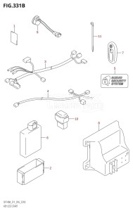 DF115A From 11503F-610001 (E01 E03 E11 E40)  2016 drawing KEY LESS START (DF115AT:E11)