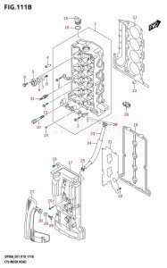 DF90A From 09003F-910001 (E01 E40)  2019 drawing CYLINDER HEAD (DF100B)