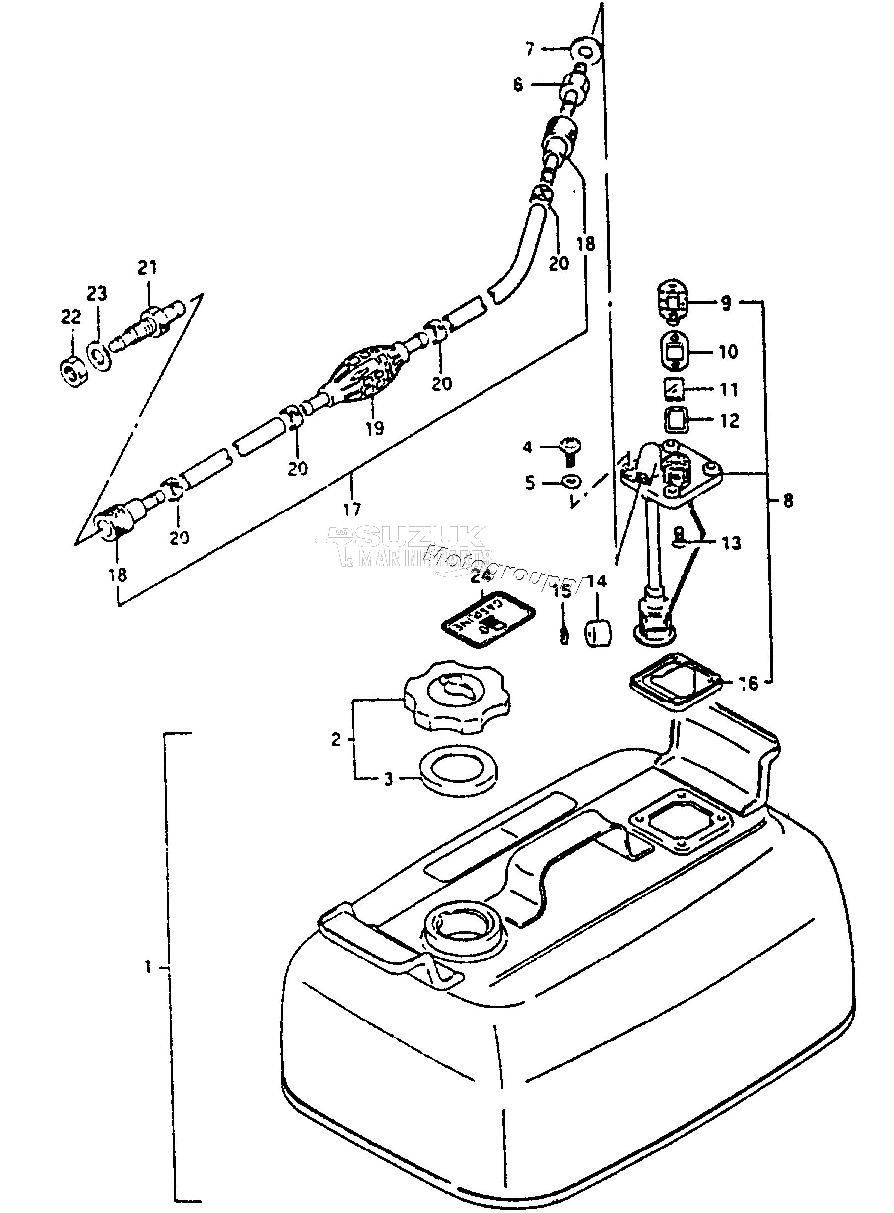 FUEL TANK (GASOLINE /​ MODEL:88,89)