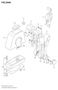 DF30A From 03003F-040001 (P01 P40)  2020 drawing OPT:REMOTE CONTROL ASSY SINGLE (1) (DF25AR,DF25AT,DF30AR,DF30AT,(DF25ATH,DF30ATH):(022,023))