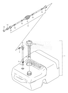 DT8 From 0801-030001 ()  2002 drawing FUEL TANK (RESIN:25L)