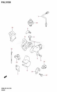 DF40A From 04004F-410001 (E34-Italy)  2014 drawing SENSOR (DF40AST:E34)