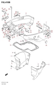 DF200 From 20001F-980001 (E01 E40)  2009 drawing SIDE COVER (L-TRANSOM)