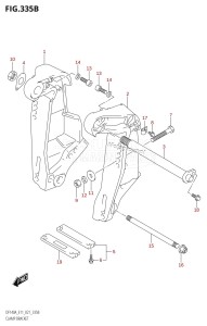 DF140A From 14003Z-040001 (E11 E40)  2020 drawing CLAMP BRACKET (DF115AST)