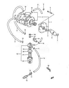 Outboard DT 140 drawing Fuel Pump