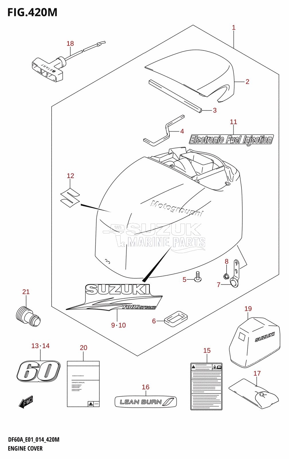 ENGINE COVER (DF60ATH:E40)