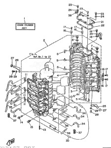 225AETO drawing CYLINDER--CRANKCASE-1