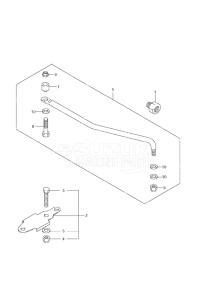 Outboard DF 9.9 drawing Drag Link