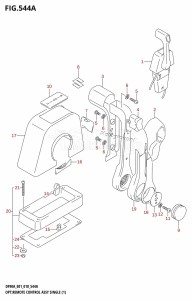 DF90A From 09003F-810001 (E01 E40)  2018 drawing OPT:REMOTE CONTROL ASSY SINGLE (1) (DF70A,DF80A,DF90A,DF100B)