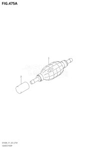 15003F-040001 (2020) 150hp E01 E03 E40-Gen. Export 1 - USA (DF150AT) DF150A drawing SQUEEZE PUMP (E03,E11)