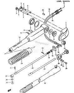 DT5W From 0501-150001 ()  1988 drawing HANDLE