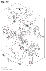 DF300Z From 30002Z-010001 (E03)  2010 drawing OPT:REMOTE CONTROL ASSY DUAL (K8,K9,K10,011)