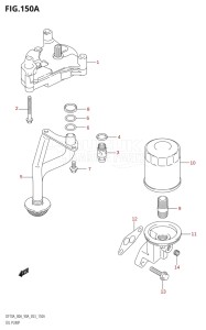 07003F-110001 (2011) 70hp E03-USA (DF70AT) DF70A drawing OIL PUMP.