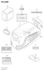 DT15 From 01501K-371001 (E36)  2003 drawing ENGINE COVER (K2,K3,K4,K5,K6,K7,K8,K9,K10)