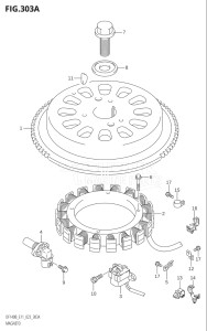 11506F-240001 (2022) 115hp E11 E40-Gen. Export 1-and 2 (DF115BT  DF115BT) DF115BT drawing MAGNETO