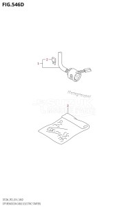 DF20A From 02002F-410001 (P03)  2014 drawing OPT:REMOCON CABLE (ELECTRIC STARTER) (DF15ATH:P03:E-STARTER)