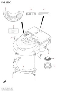 DF175T From 17502F-310001 (E01 E40)  2013 drawing SILENCER /​ RING GEAR COVER (DF150Z:E01)