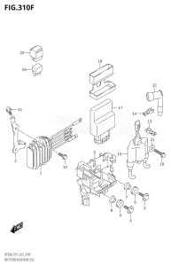 02002F-140001 (2021) 20hp E01 P01 P40-Gen. Export 1 (DF20A   DF20A   DF20AR   DF20AR   DF20AT   DF20AT   DF20ATH   DF20ATH) DF20A drawing RECTIFIER / IGNITION COIL (DF15A:(021,022,023))