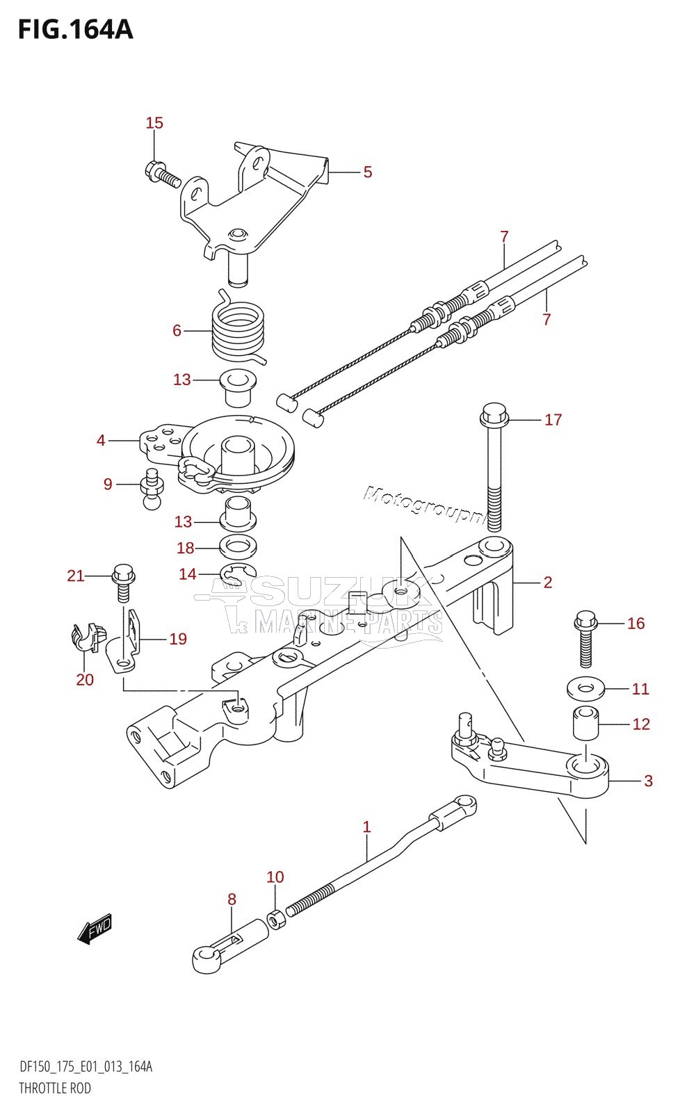 THROTTLE ROD