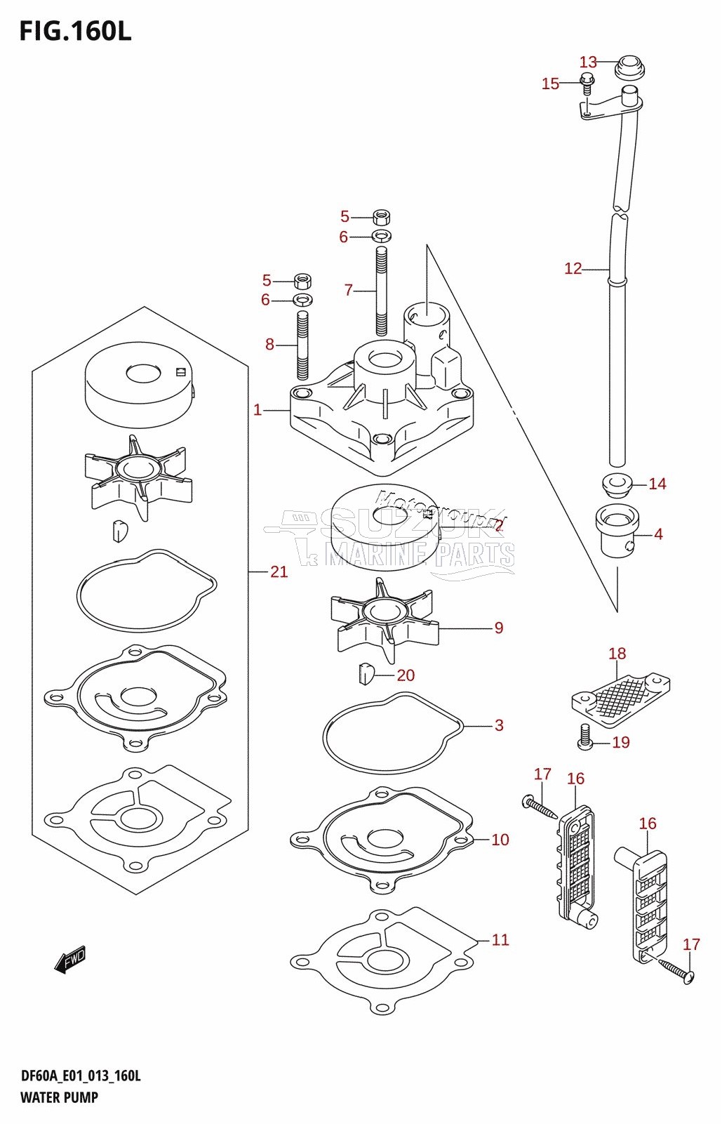 WATER PUMP (DF60ATH:E01)