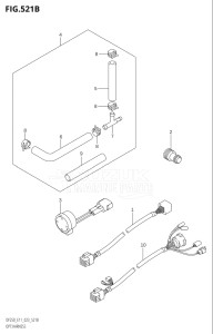 22503Z-240001 (2022) 225hp E11 E40-Gen. Export 1-and 2 (DF225Z) DF225Z drawing OPT:HARNESS (022,023)