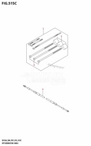 DF25A From 02504F-510001 (P01)  2015 drawing OPT:REMOCON CABLE (DF30AR:P01)