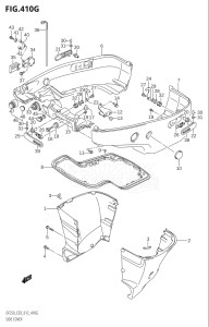 20002Z-210001 (2012) 200hp E03-USA (DF200Z) DF200Z drawing SIDE COVER (DF200T:E03:L-TRANSOM)