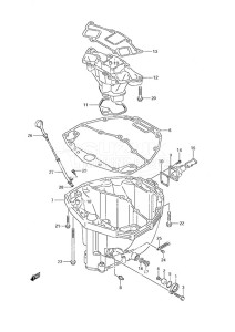 DF 225 drawing Oil Pan