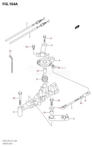 DF250 From 25003F-310001 (E03)  2013 drawing THROTTLE ROD