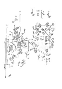 Outboard DF 225 drawing Harness