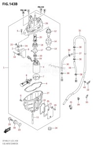 DF115BT From 11506F-240001 (E11 E40)  2022 drawing FUEL VAPOR SEPARATOR (E40)