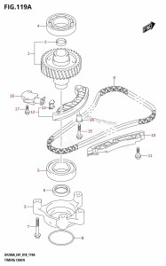 DF225Z From 22503Z-810001 (E01 E40)  2018 drawing TIMING CHAIN