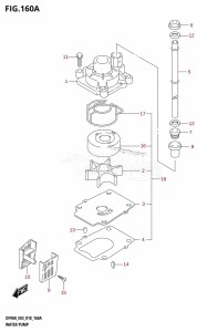 DF90A From 09003F-810001 (E03)  2018 drawing WATER PUMP