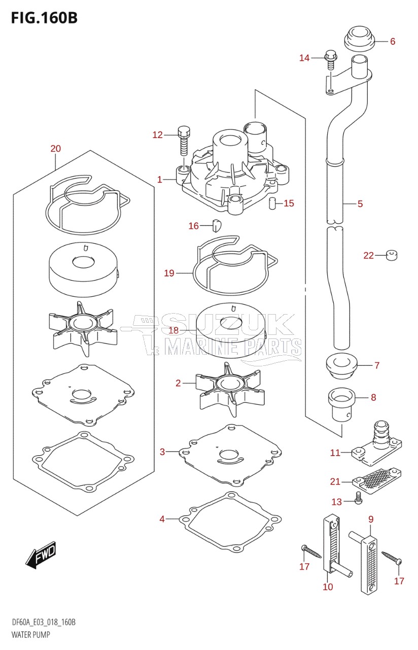 WATER PUMP (DF50AVT,DF60AVT)